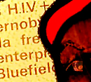 Fragment from Clare Hudman's stained glass